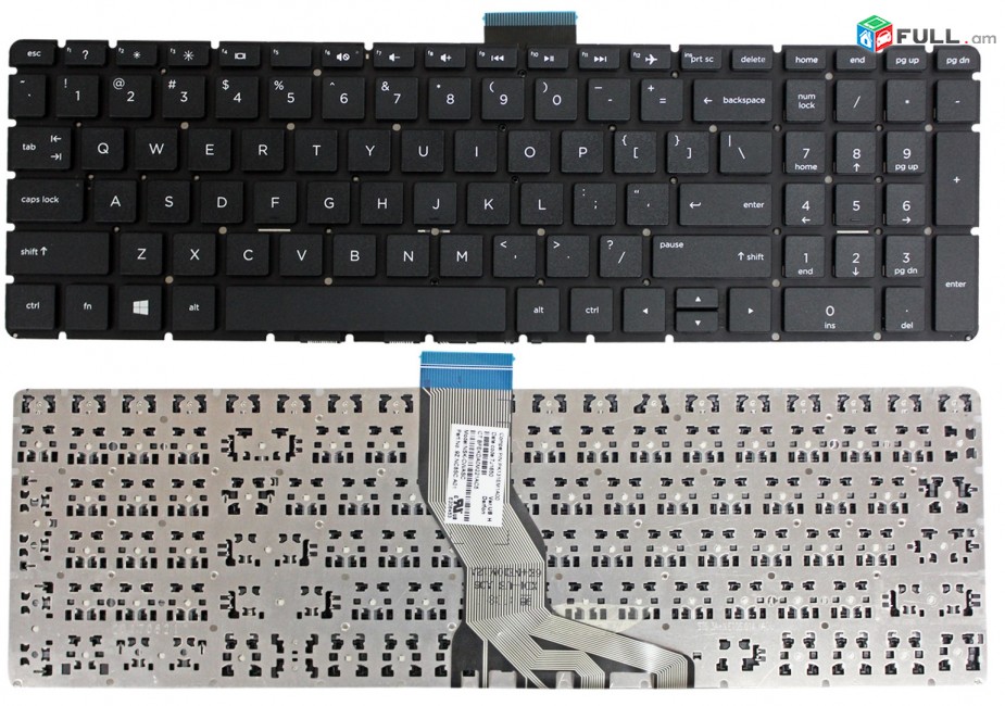Code Service: Keyboard HP Pavilion 15-BS - Նոր