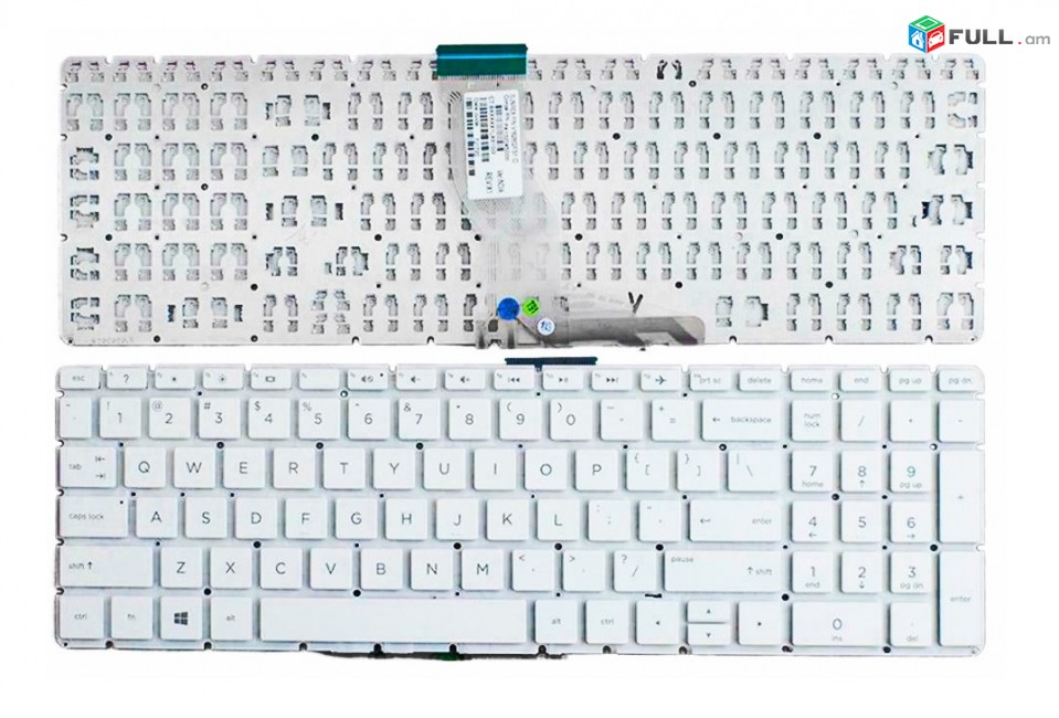 Code Service: Keyboard HP Pavilion 255 G6 (White) - Նոր