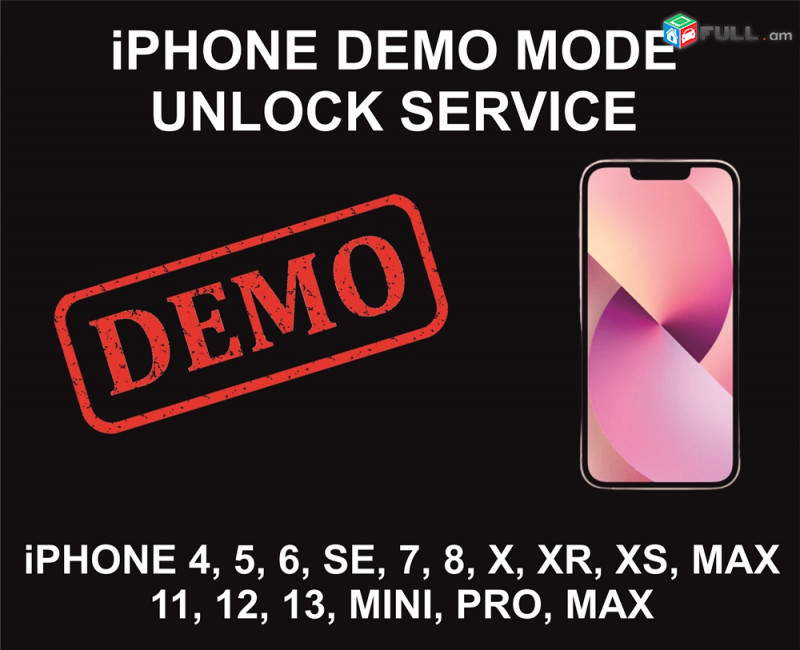 iPhone and iPad Demo Mode Unlock Service, All Models