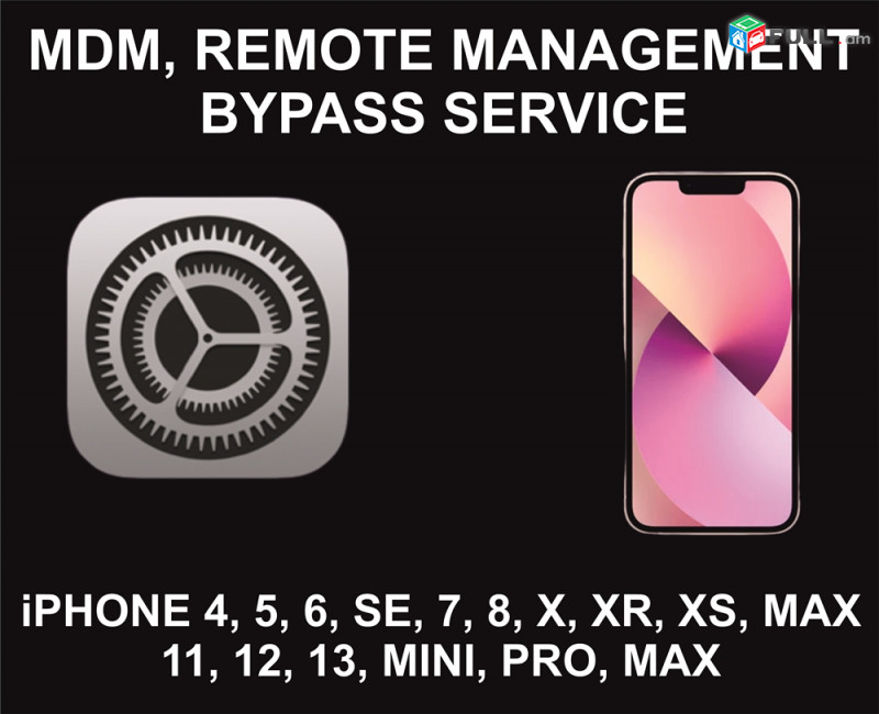 iPhone And iPad MDM Unlock Service, Remote Management, Bypass