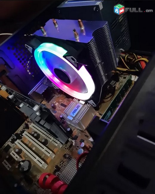CPU Cooler Led RGB 120mm 4Pin Նոր 