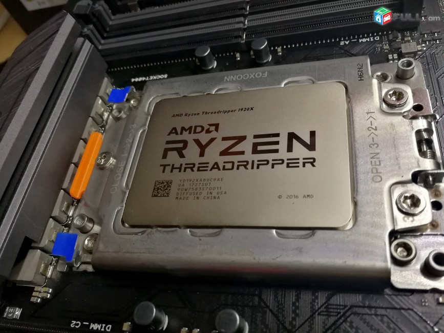 Cpu-AMD Ryzen Threadripper 1920X 12Core 24Thread+M/B-Asus Prime X399-A+Cpu Water Cooler-ID-COOLING AURAFLOW X 240 RGB
