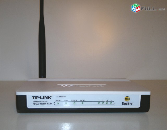 TP-LINK TD-W8901G 54M ADSL2 + Ethernet/USB Modem Router Beeline Hi-line (WI-FI)