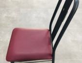 Խոհանոցային աթոռ կարկասը սև մետաղ փոշեներկած նստատեղը փափուկ 