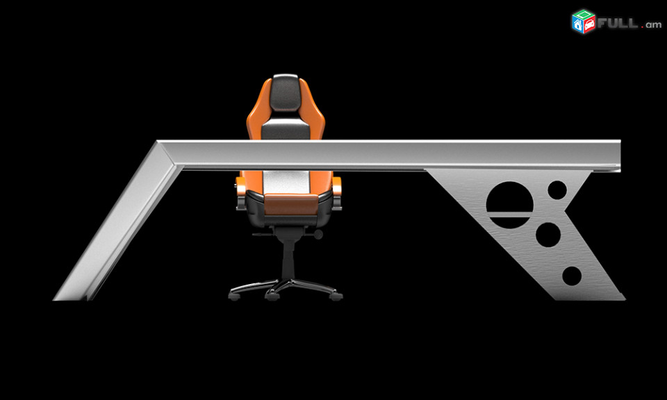 Оригинальный директорских стол в дизайнерском стиле виде крыла самолета из нержавеющей стали