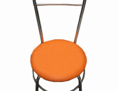 Աթոռ կարկասը չժանգոտվող պողպատ նստատեղը փափուկ դերմանտին