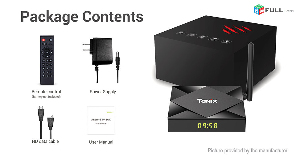 TANIX TX6S 4GB/32GB ANDROID BOX IPTV 4K