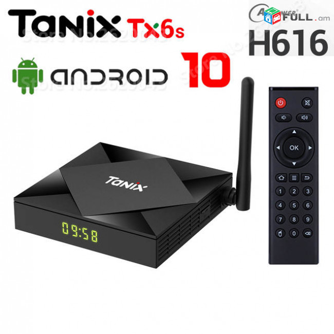 TANIX TX6S 4GB/32GB ANDROID BOX IPTV 4K