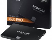 Original Samsung SSD 860 EVO 250 GB (240 gb 256 gb) SATA 2.5" 860evo Կոշտ սկավառակ
