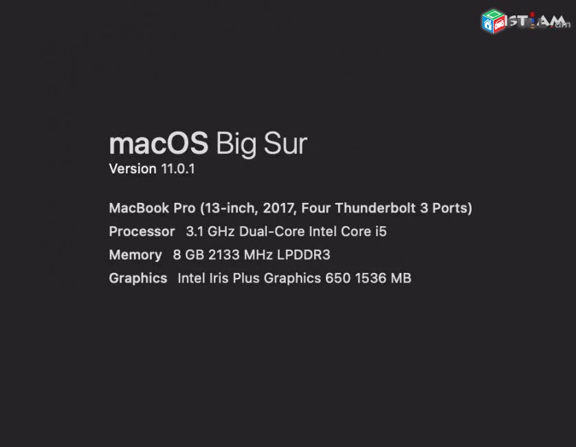 MacBook Pro 2017, A17O6, Touchbar, Intel Core i5, 8 Gb RAM, 251 Gb SSD