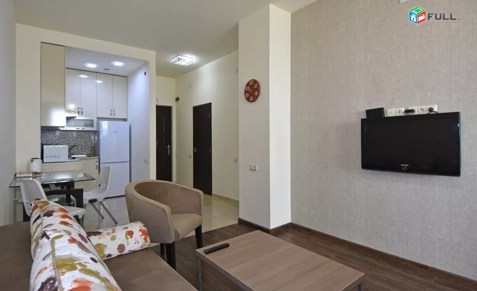 1 սենյականոց բնակարան նորակառույց շենքում Նաիրի Զարյան փողոցում, 47 ք.մ., բարձր առաստաղներ