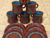 Coffee cups, Սուրճի բաժակներ, Кофейные чашки "Eastern (black) " Armenian ceramic, Հայկական խեցեղեն, Армянская керамика