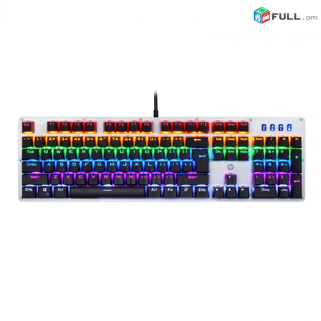 Ստեղնաշար խաղային HP GK-100 RGB/ HP Gaming ORIGINAL Keyboard GK100/xaxayin mexanikakan/ 