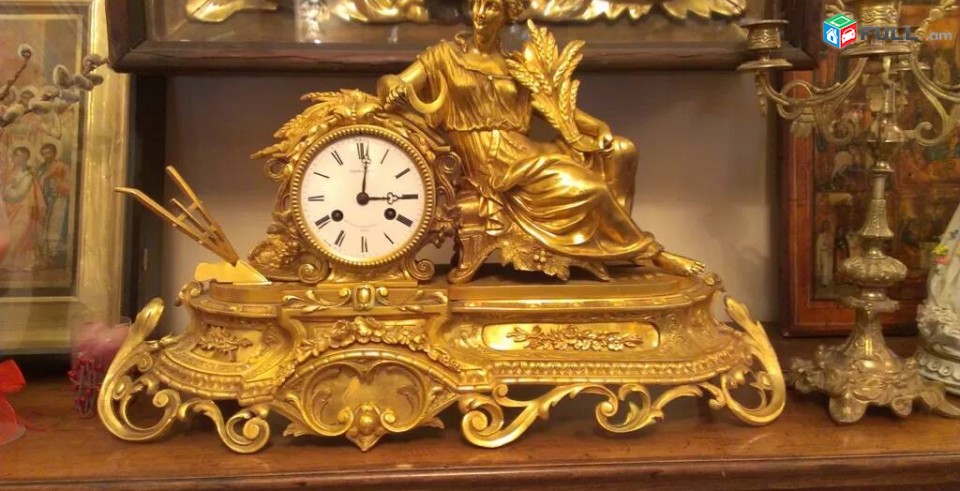 Антикварные часы / բրոնզե սեղանի ժամացույց