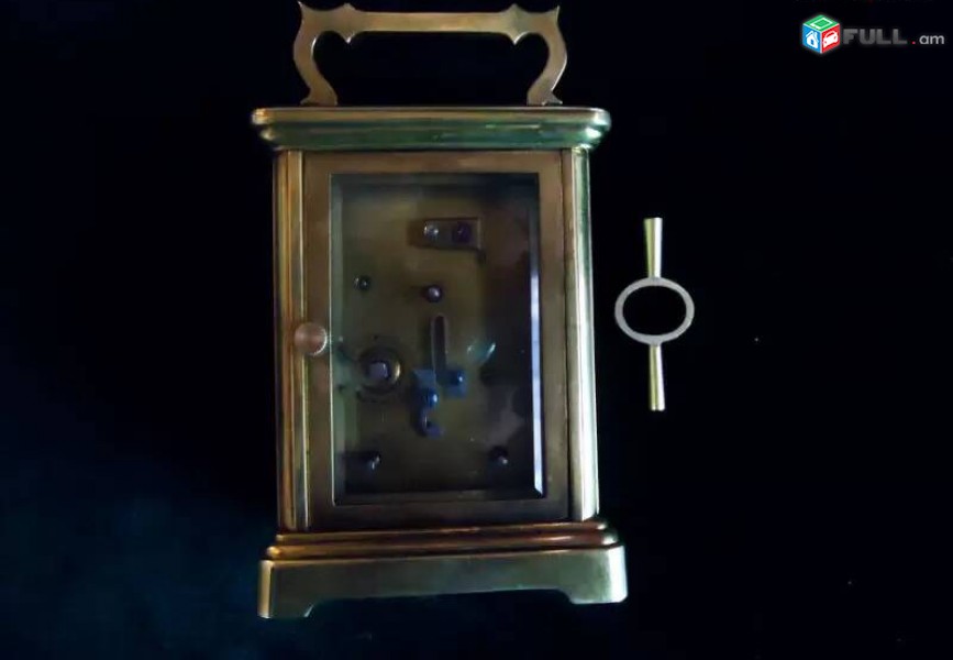 Старинные каретные часы с репетиром и будильником 1880-1885гг դիտեք իմ բոլոր հայ