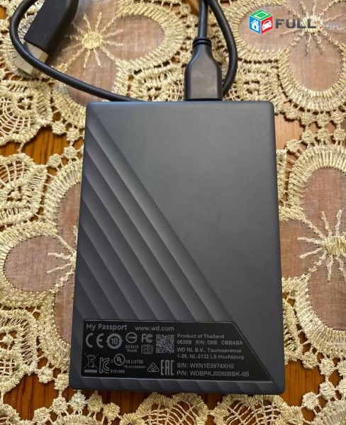 WD - My Passport 5TB External USB 3.0 Portable Hard Drive with Hardware Encrypti