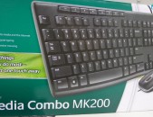 Logitech Media Combo MK200 Full-Size Keyboard 