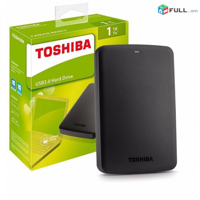 Toshiba HDTB410XK3AA Canvio Basics 1TB Portable External 