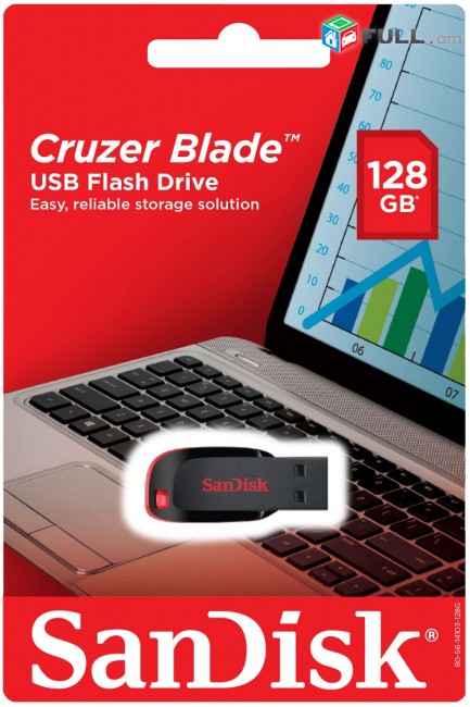SanDisk 128GB Cruzer BLADE USB Thumb Flash Memory Pen Drive