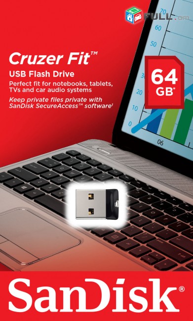 SanDisk Ultra Fit 64GB USB 3.0 Flash Drive