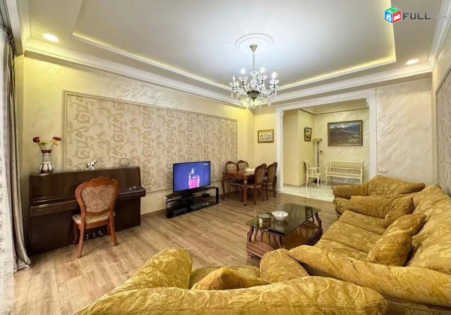 LA11411 Վարձով 3 սենյականոց բնակարան Արամի փողոց , նորակառույց շենքում 