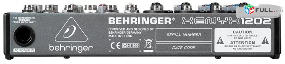 Վարձով, Behringer 1202 Mixer, անվճար առաքում Երևանում