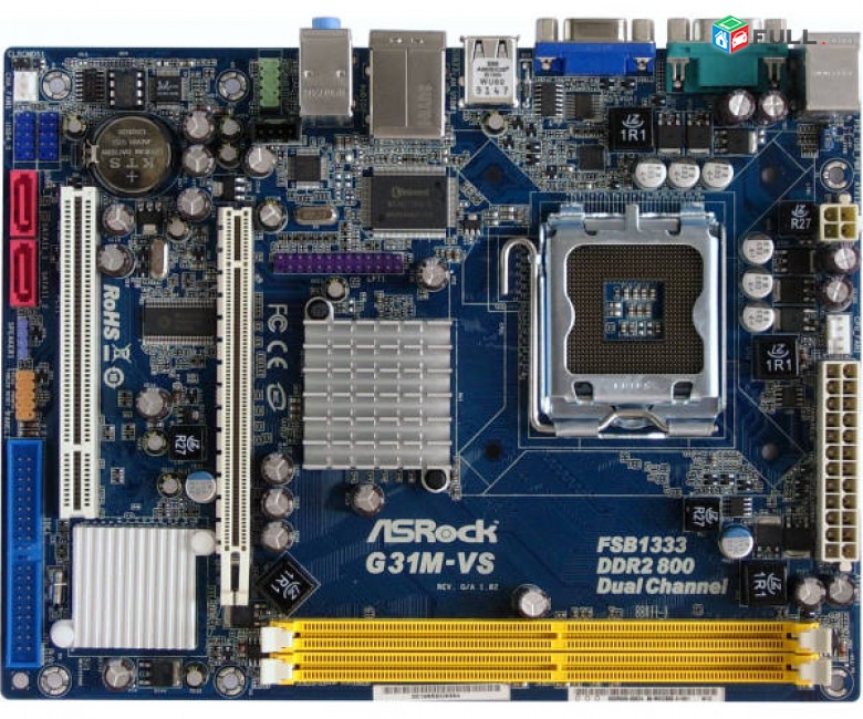 Plata ASROCK DDR2 G31M motherboard, mayr plata