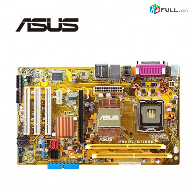 Motherboard ASUS P5KPL DDR2 775 socket մայրասալիկ + անվճար տեղադրում