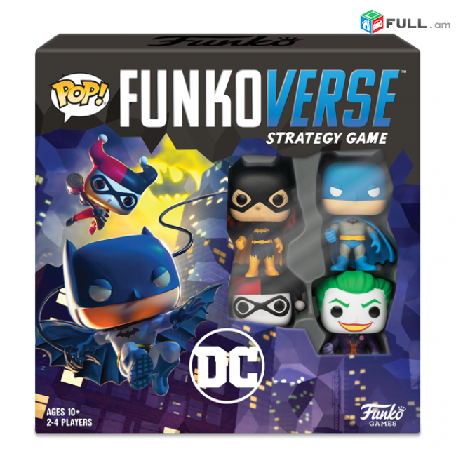 Funko Funkoverse: DC Comics 100 4-Pack Board Game սեղանի խաղ