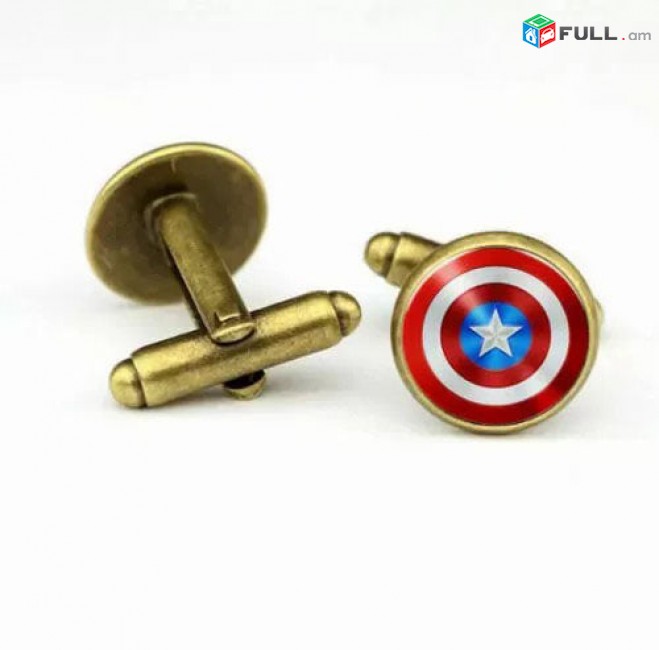 Captain America Cufflinks (Запонки) + թևնոց