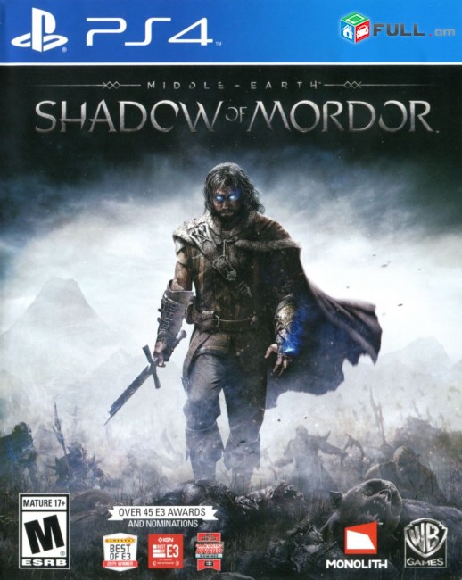 Խաղ PlayStation 4-ի համար Uncharted 4 +  Middle-earth: Shadow of Mordor