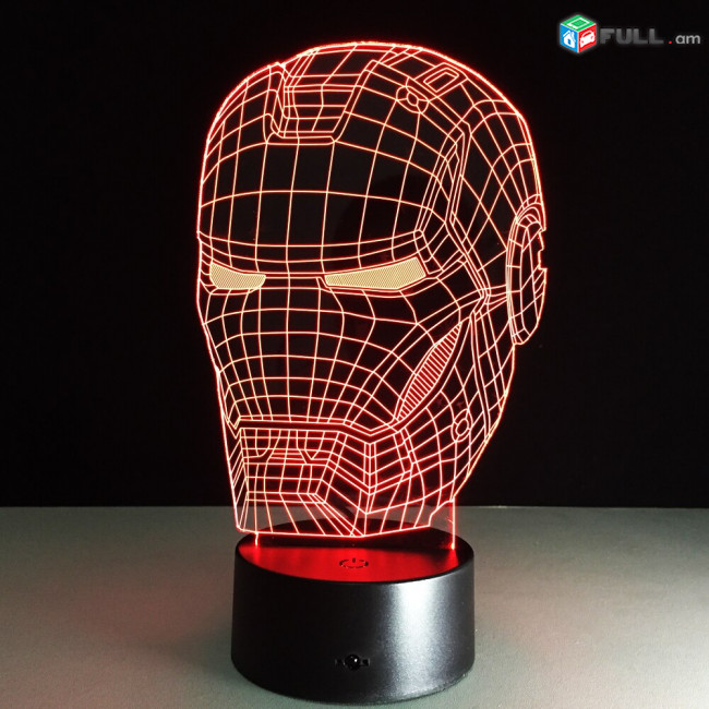 Iron Man 3D Lamp