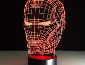 Iron Man 3D Lamp