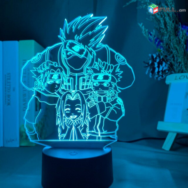 Naruto Team 3D լամպ
