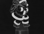 Santa Clause 3D լամպ