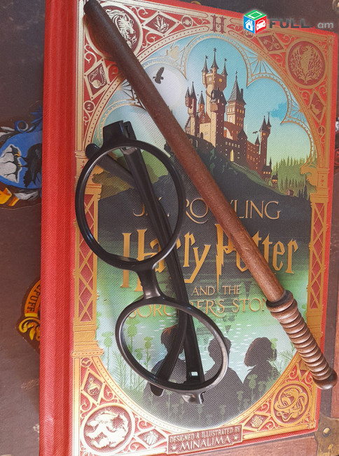 Harry Potter մատիտ կախարդական փայտիկ + ակնոց