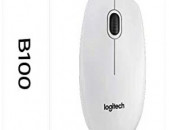 Logitech B100 օպտիկական USB մկնիկ լարային։