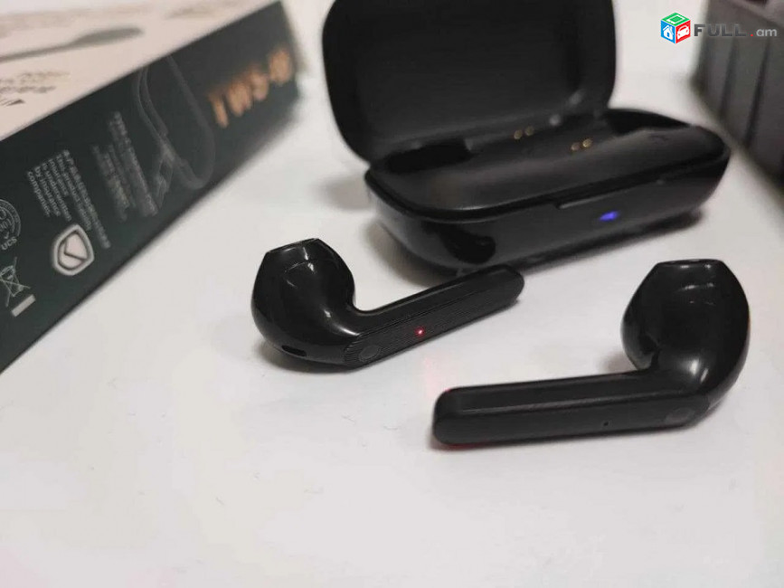 Remax TWS-18 Օրիգինալ անլար ականջակալներ սև Bluetooth 5.0