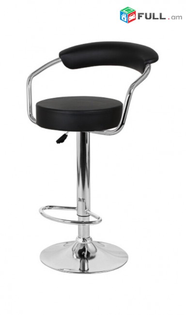 Աթոռ սրճարանի սև, աթոռ բառի հենակով, барный стул
