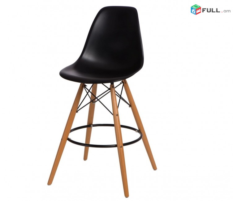 Աթոռ բառի LOFT սև, աթոռ լոֆթ, стул Loft (ռեստորան, սրճարան, ֆուդկուրտ, բիստրո, բար, խոհանոց)