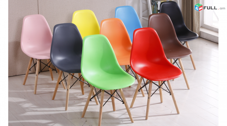 Լոֆտ աթոռներ տարբեր գույների, աթոռ գրասենյակի, սրճարանի, խոհանոցի