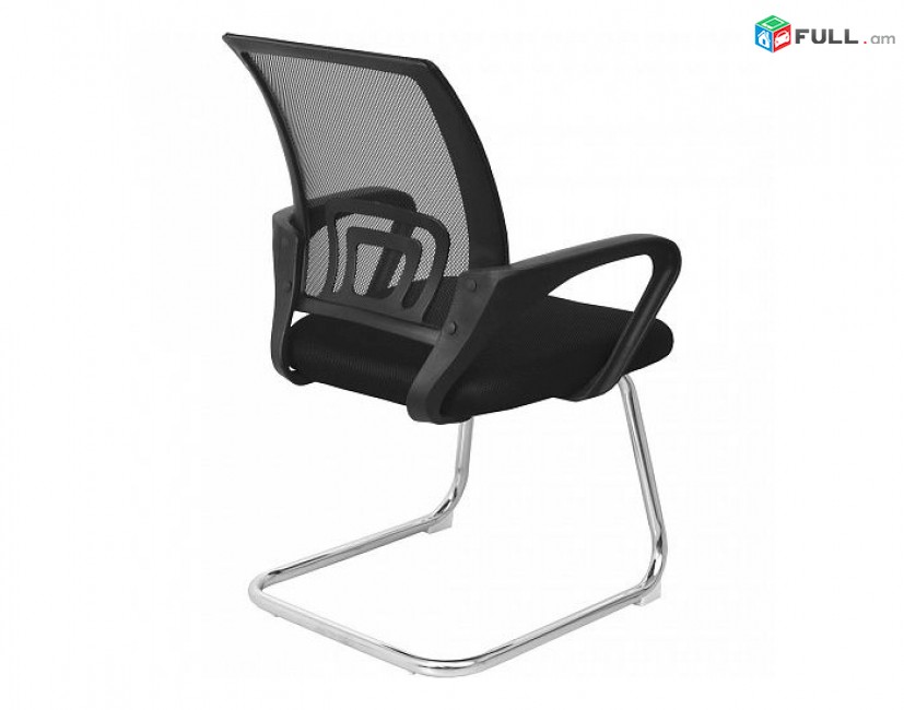 Օֆիսային աթոռ սև, այցելուի աթոռ-բազկաթոռ, стул для посетителей черный, конференц кресло