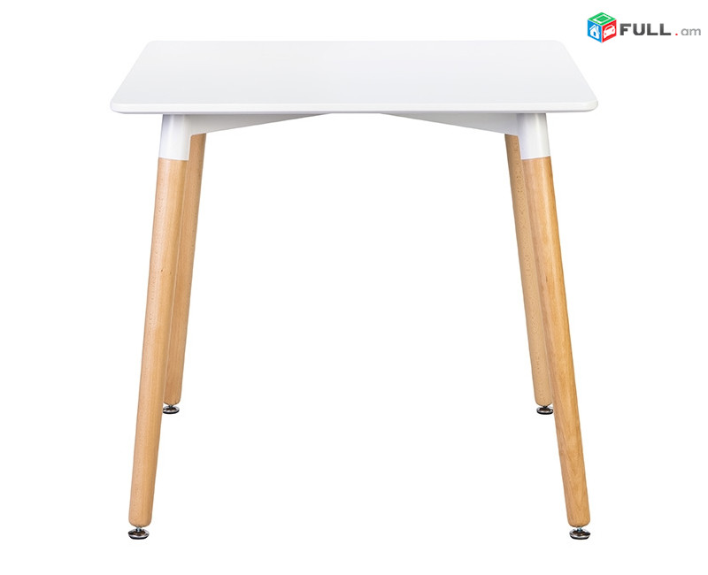 Սեղան քառակուսի փայտե ոտքերով, սեղան 80x80, стол квадратный, square table