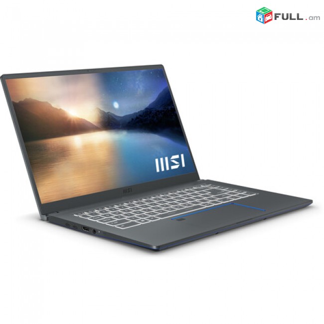 MSI 15.6 Prestige 15 Laptop (Gray and Blue)