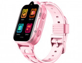 Մանկական ժամացույց խելացի Smart watch for kids KW15, GPS, 4G, Black, Pink