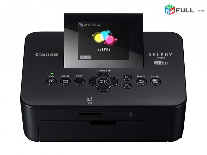Canon SELPHY CP910 Portable Wireless Compact Color Photo Printer.  Nori nman.