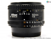Nikon AF FX NIKKOR 50mm f/1.8 Lens.MADE IN JAPAN.