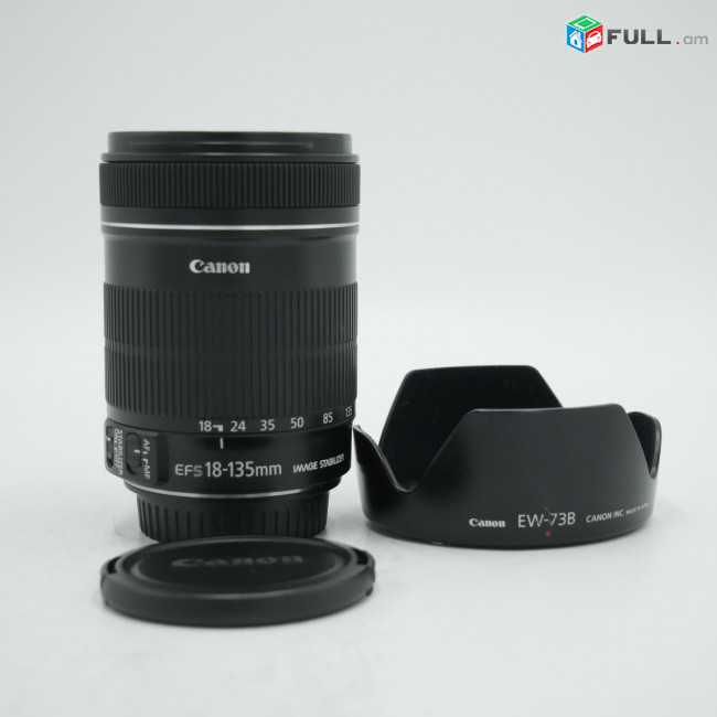 Canon EF-S 18-135mm f/3.5-5.6 is Standard Zoom Lens+բլենդա.