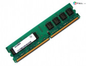 Elpida 1GB PC2-6400 DDR2-800MHz non-ECC Unbuffered CL6 240-Pin PC2-6400U-666