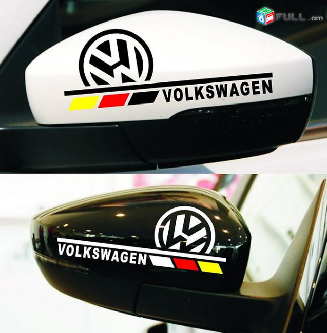 Կողային հայելիների VW Sticker